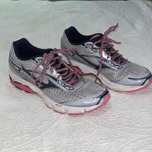 Mizuno Womens Sz 10 Silver Gray Pink Black Wave Legend 3 Running Shoes